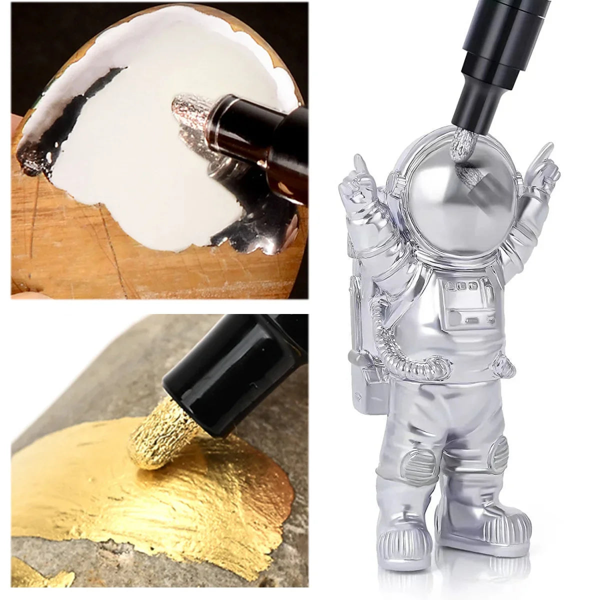 1/2/3pcs Mirror Marker Pen DIY Reflective Paint Pens Mirror Markers Chrome Gold SILVER Copper Color Signature Car Art Craftwork