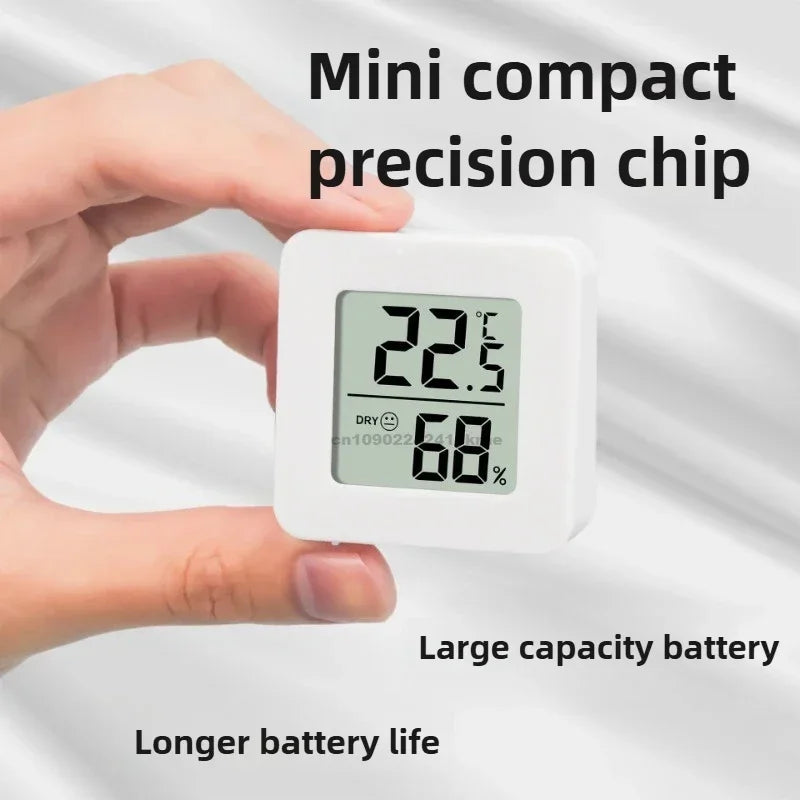 1/3/4/6 PCS Mini LCD Digital Thermometer Hygrometer Indoor Room Temperature Humidity Meter Sensor Gauge Weather Station Set