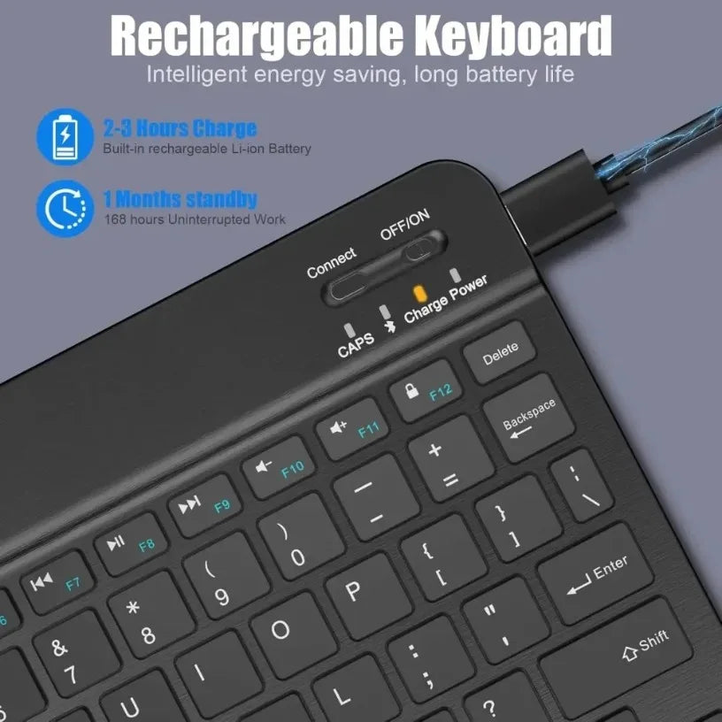 10 inch Bluetooth Keyboard for tablet ipad Keyboard and Mouse Kit for ipad Xiaomi Samsung Huawei Lenovo For Android ios Windows