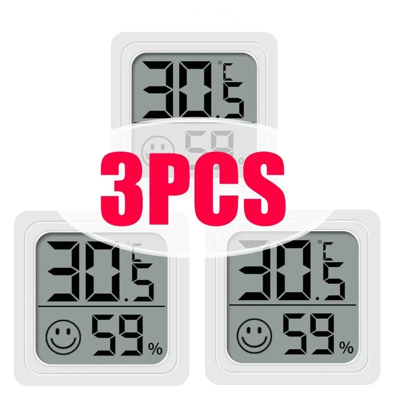 1/3/4/6 PCS Mini LCD Digital Thermometer Hygrometer Indoor Room Temperature Humidity Meter Sensor Gauge Weather Station Set