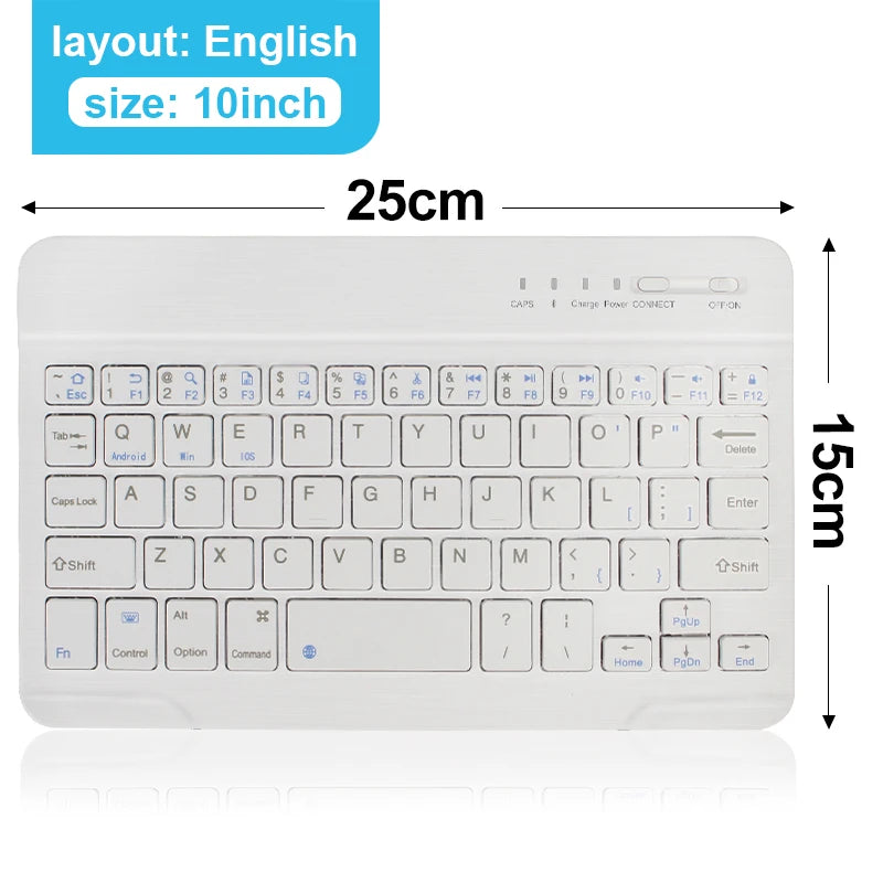 10 inch Bluetooth Keyboard for tablet ipad Keyboard and Mouse Kit for ipad Xiaomi Samsung Huawei Lenovo For Android ios Windows