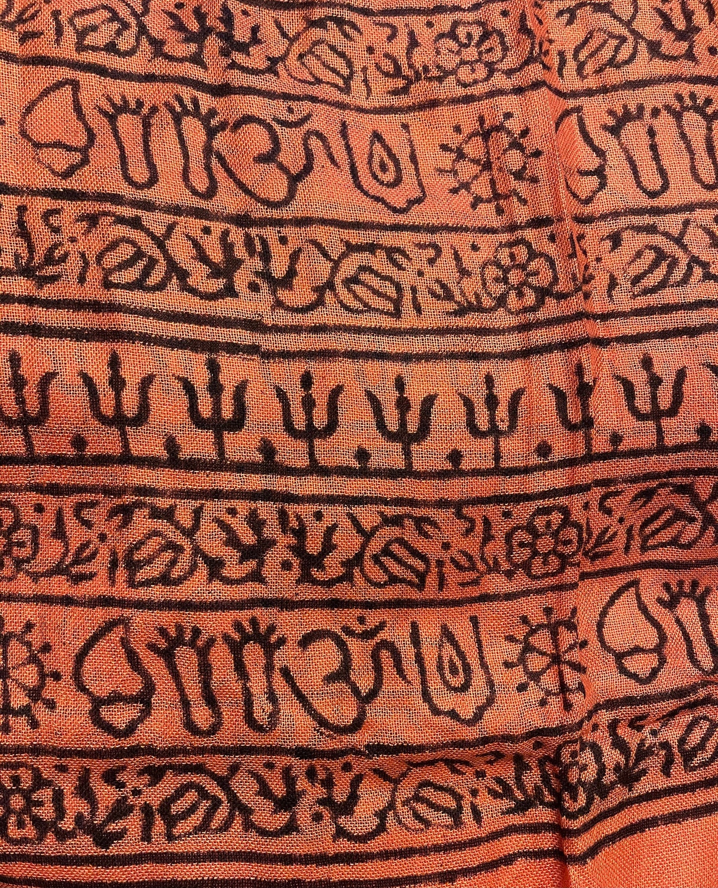 نبذة عن شال الصلاة والتأمل بمانترا غانيشا