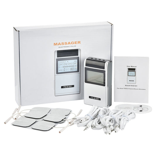 جهاز تحفيز العضلات الكهربائي TENS ذو 15 وضعًا، مناسب للوخز بالإبر وتدليك الجسم 