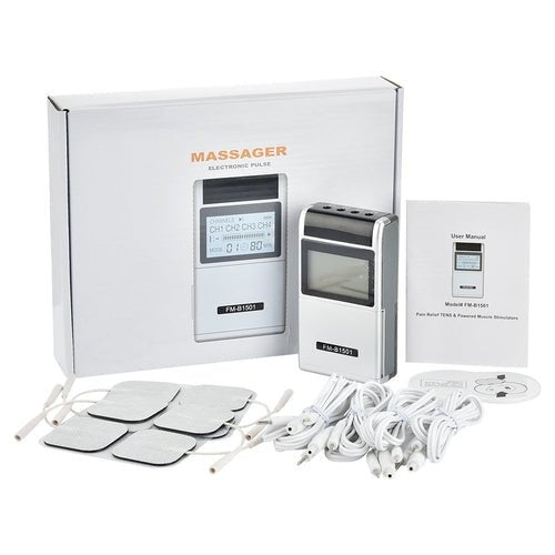 جهاز تحفيز العضلات الكهربائي TENS ذو 15 وضعًا، مناسب للوخز بالإبر وتدليك الجسم 