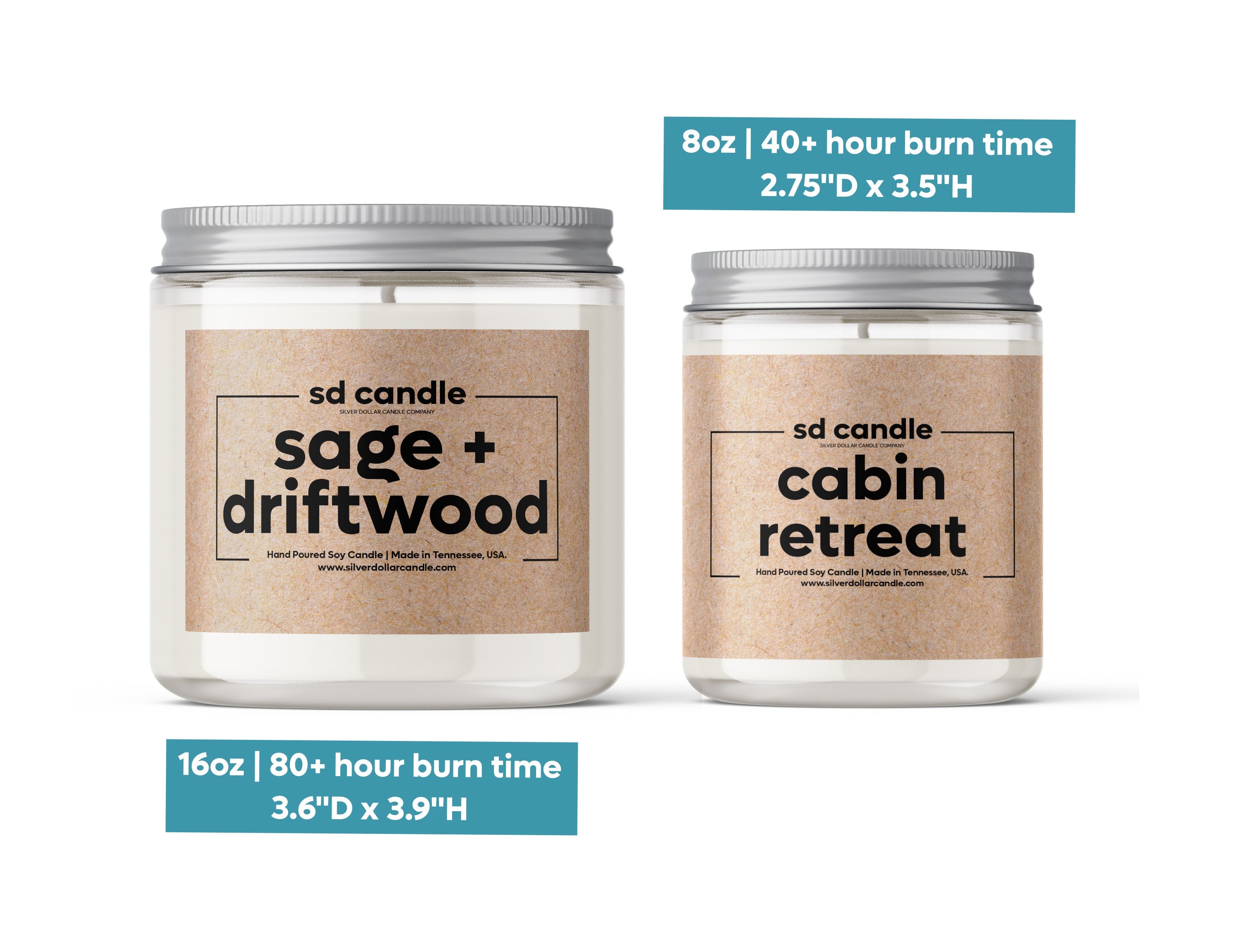 #03 | Christmas Tree Scented Candle - 9/16oz 100% All-Natural Handmade