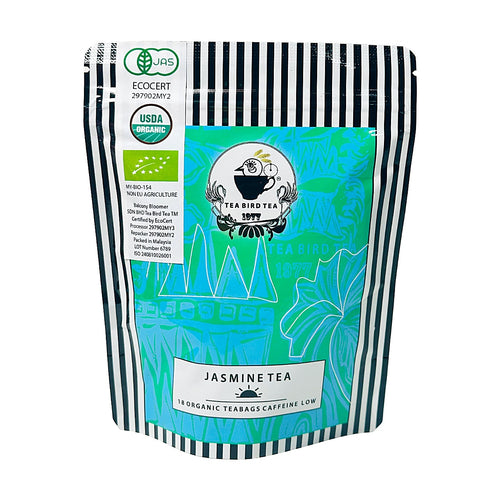 شاي الياسمين العضوي - هدية فاخرة للعناية بالصحة، ١٨ كيس شاي | رأس السنة ٢٠٢٦