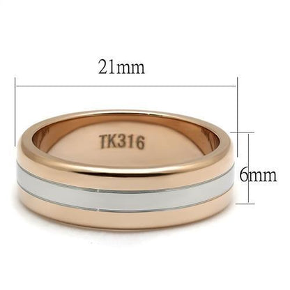 Two-Tone Rose Gold Ring - New Year Manifestation Jewelry Gift 2026