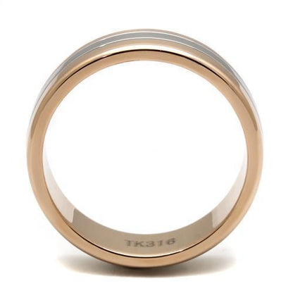 Two-Tone Rose Gold Ring - New Year Manifestation Jewelry Gift 2026