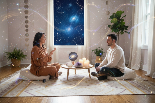 add cosmic elements to the picture 