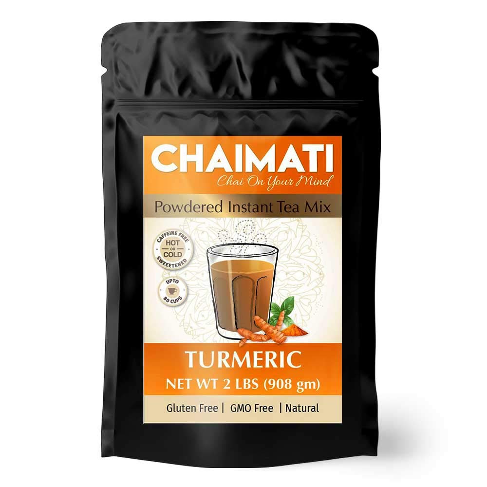 ChaiMati Turmeric Chai Latte - Golden Milk Powder 2 lbs | New Year Wellness Gift