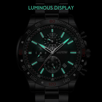 Personalized Mens Watch Engraved - Premium Christmas Gift for Boyfriend Husband Dad