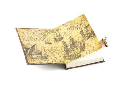 Leaf and Turtle Manifestation Journal - 2026 New Year Leather Notebook Gift