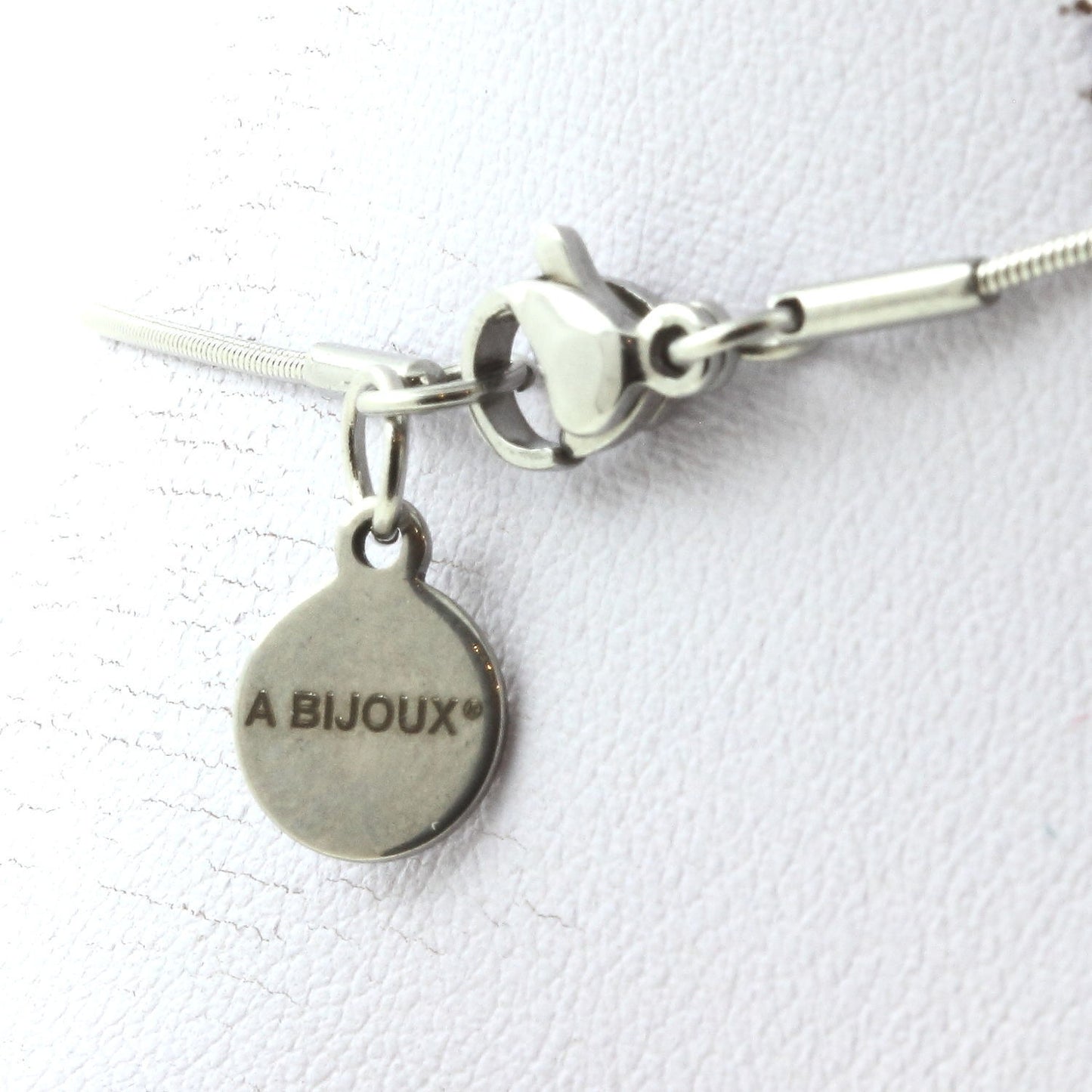 قلادة من 5 خرزات من الكوارتز الوردي البرازيلي