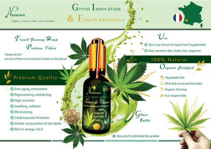 Organic Hemp Treasure Elixir - Premium Cannabis Sativa Oil | Food Supplement & Skincare