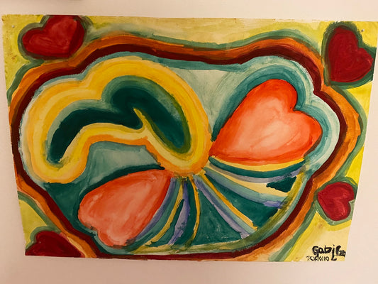 Painting (original) Fecundation by Gabi Gal