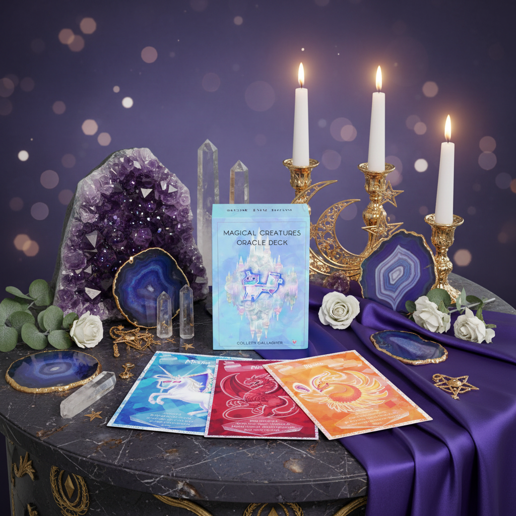 Magical Creatures Oracle Deck Premium Photo