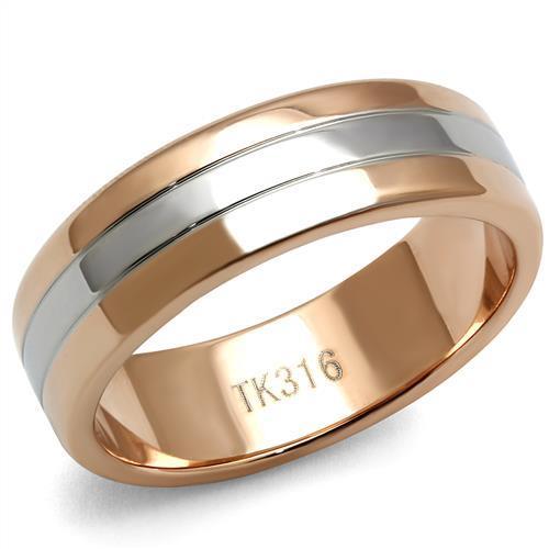 Two-Tone Rose Gold Ring - New Year Manifestation Jewelry Gift 2026